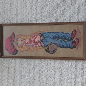 Vintage Embroidered Artwork